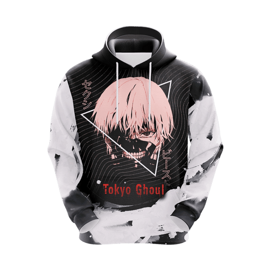 Tokyo Ghoul Hoodie Kaneki Ken Tokyo Ghoul Cool Black White Hoodie Anime 3d Hoodie Zip Hoodie Moonbestprint