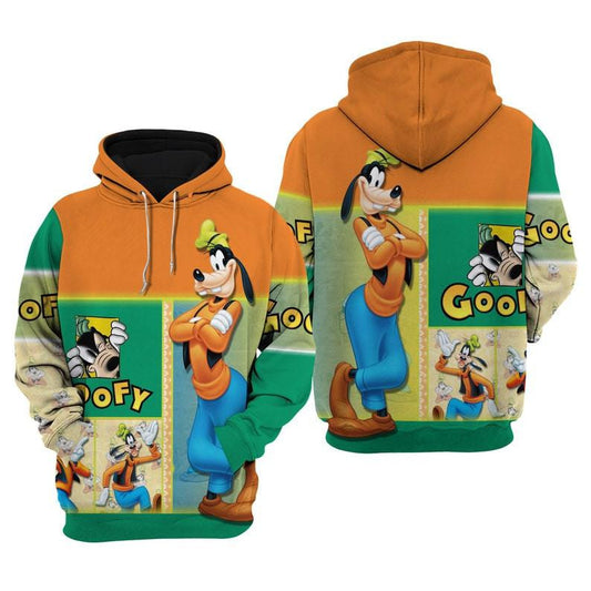 Disney Goofy Dog Cartoon Fan Gift All Over Print Hoodie, Zip Hoodie Moonbestprint