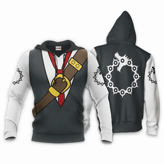 Seven Deadly Sins Meliodas Anime Manga For Men And Women 3d Hoodie Zip Hoodie Moonbestprint