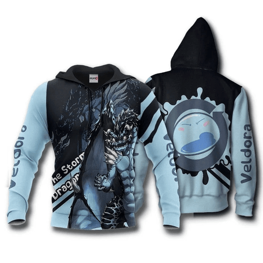 Veldora Storm Dragon Tensura Anime Manga For Men And Women 3d Hoodie Zip Hoodie Moonbestprint