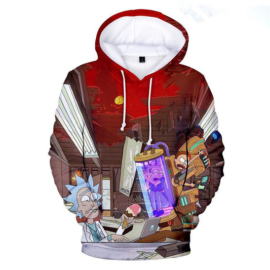 Rick And Morty Gift For Men And Women Over Print 3d Hoodie Zip Hoodie 875 Moonbestprint