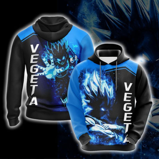 Dragon Ball Z Vegeta Over Print 3d Hoodie Zip Hoodie 50 Moonbestprint