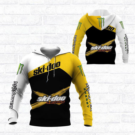 Ski-doo Racing Team 7k748 Fan Gift Zip Hoodie Hoodie Ii0 Moonbestprint