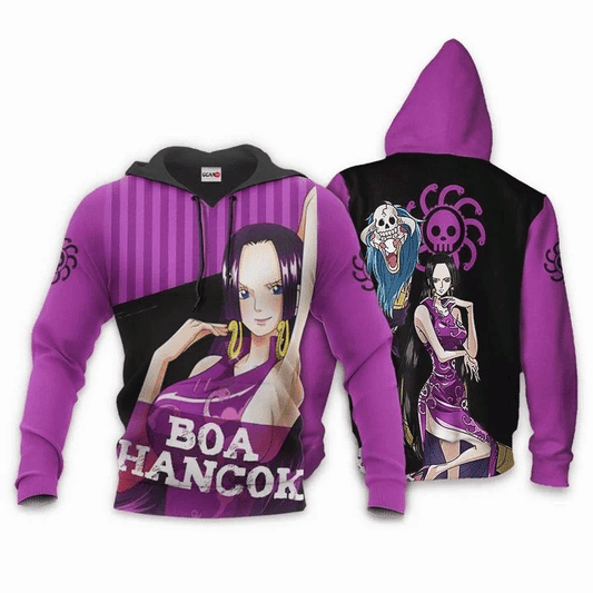 Boa Hancok One Piece Anime Manga For Men And Women 3d Hoodie Zip Hoodie Moonbestprint