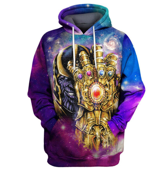 Marvel Thanos Infinity Galaxy 3d Hoodie Zip Hoodie Moonbestprint