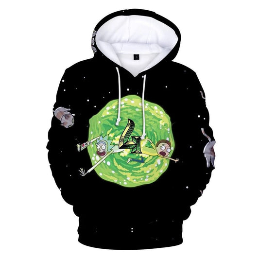 Rick And Morty With Cat Gift For Men And Women 3 Over Print 3d Hoodie Zip Hoodie 934 Moonbestprint