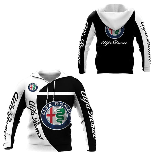 Alfa Romeo Shirt Fan Gift 190, Stylist Unisex 3d Hoodie Zip Hoodie Moonbestprint