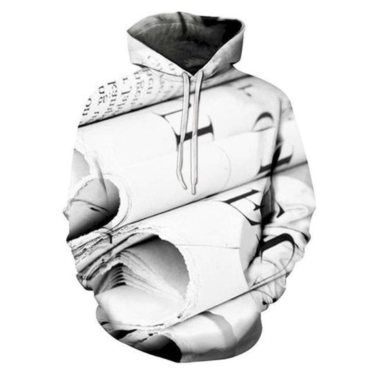 Newspaper V1 All Over Printed 3d Hoodie Moonbestprint