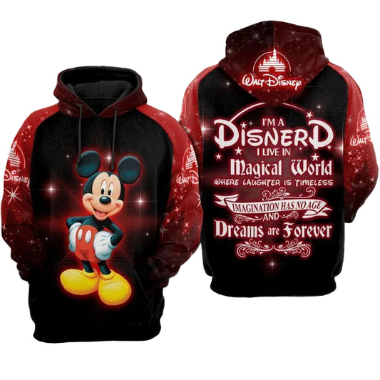 I Am A Disnerd Mickey Over Print 3d Hoodie Zip Hoodie 2 Moonbestprint