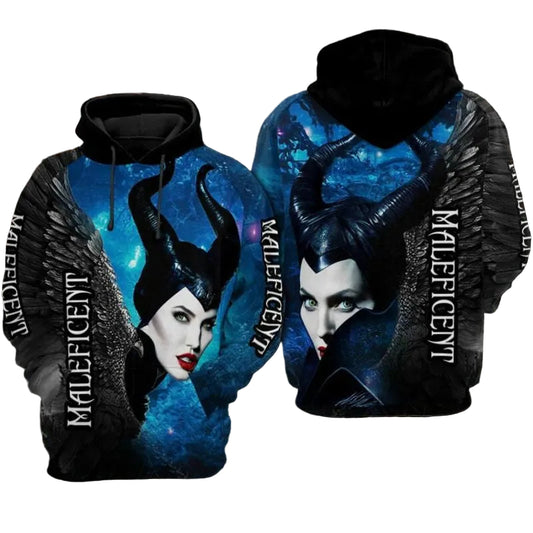 Maleficent 1 Over Print 3d Hoodie Zip Hoodie Moonbestprint
