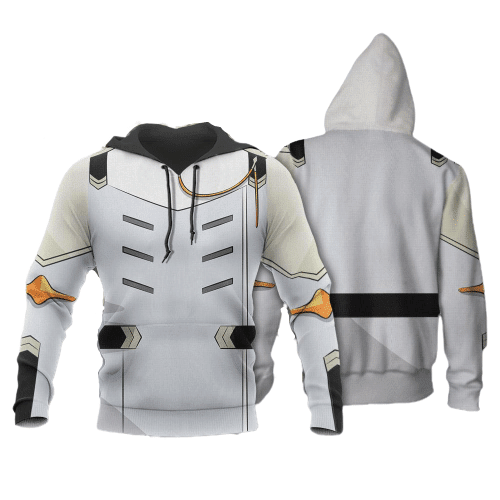 Darling In The Franxx Hoodie Darling In The Franxx Nine Alpha Suit Costume White 3d Hoodie Zip Hoodie Moonbestprint