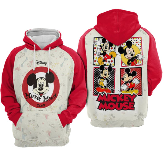 Mickey Mouse 001 Hoodie Zip Hoodie Moonbestprint