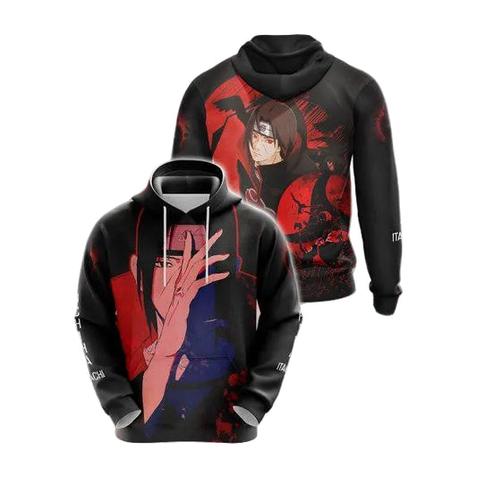 Naruto Uchiha Itachi Anime 2k610 Lover Gift ,naruto Uchiha Itachi All Over Print 3d Hoodie Moonbestprint