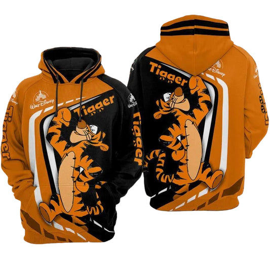 Tigger Winnie The Pooh Disney, Cool Tigger Ver35 Aop Hoodie, Zip Hoodie Moonbestprint