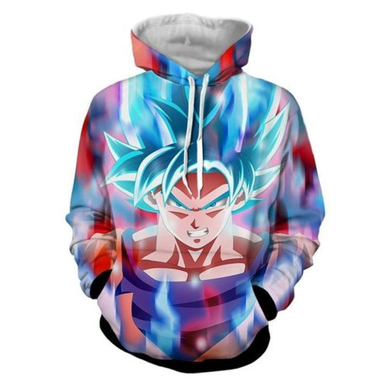 Son Goku Dragon Ball Super Strong Mighty Over Print 3d Hoodie Zip Hoodie Moonbestprint
