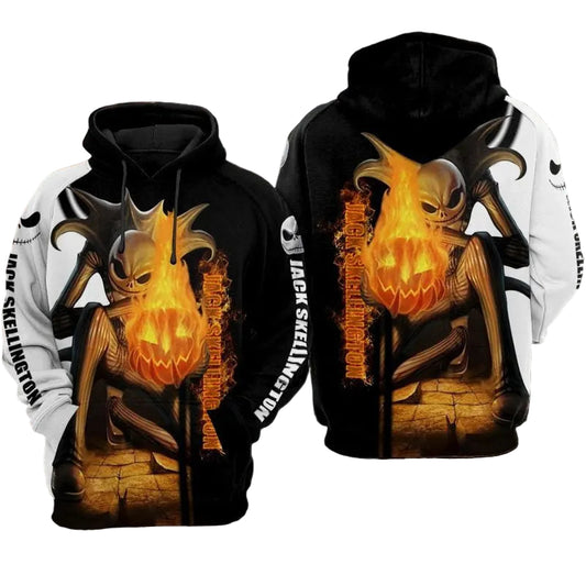 Jack Skellington 3d Hoodie Moonbestprint