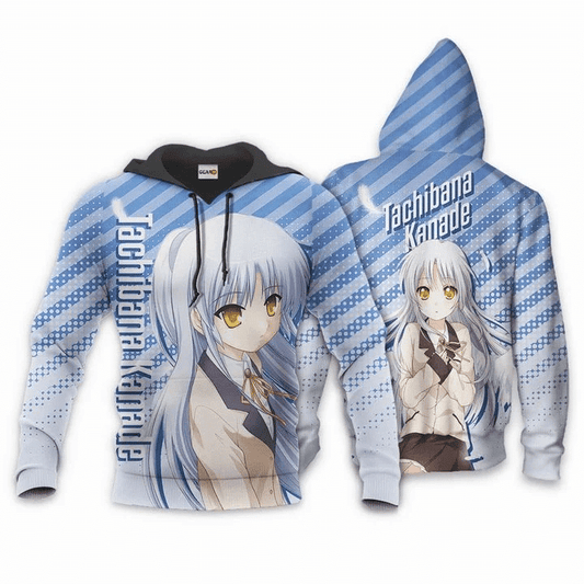 Angel Beats Tachibana Kanade Anime Manga For Men And Women 3d Hoodie Zip Hoodie Moonbestprint