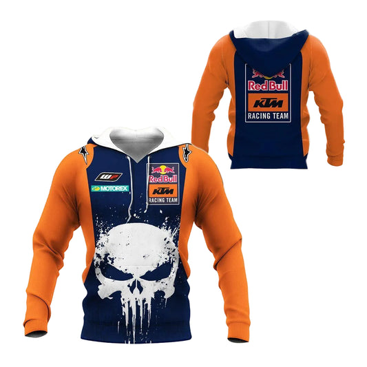 Punisher Red Bull Ktm Factory Racing Team F1 8k133 Fan Gift 3d Zip Hoodie Hoodie Ii0 Moonbestprint
