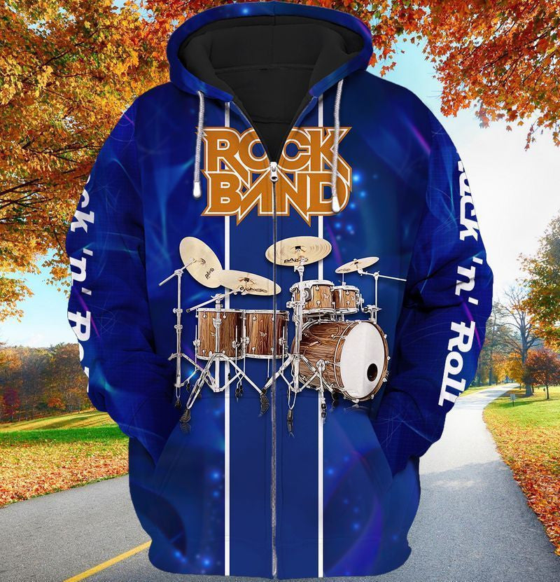 Rock N Roll Trump For Men And Women 3d Hoodie Zip Hoodie Moonbestprint