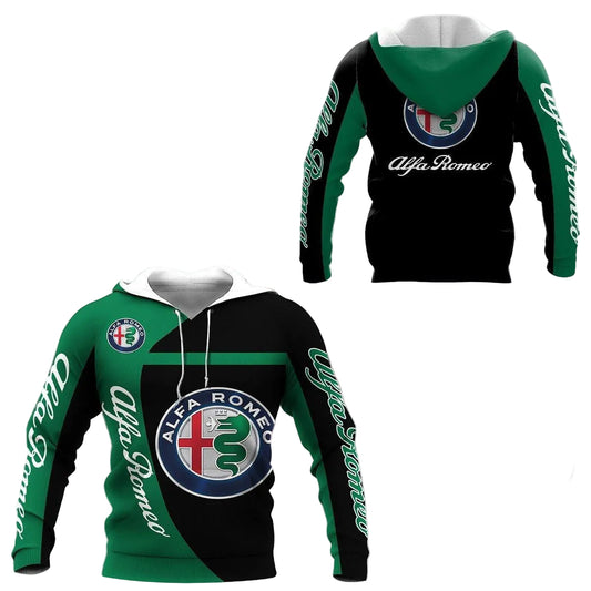 Alfa Romeo Shirt Fan Gift 192, Stylist Unisex 3d Hoodie Zip Hoodie Moonbestprint