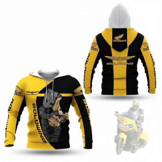 Honda Gold Wing Shirt Fan Gift 194, Stylist Unisex 3d Hoodie Zip Hoodie Moonbestprint
