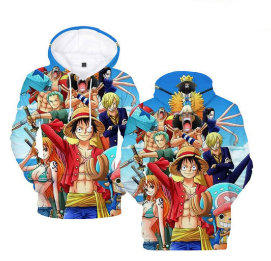 3d One Piece Themed Hoodie Moonbestprint