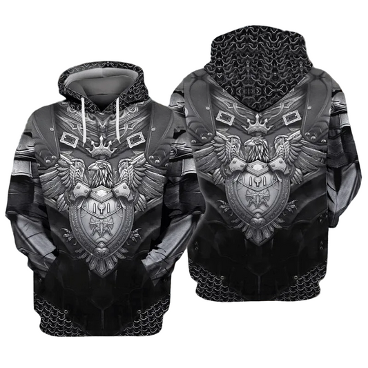 Armor Eagle Gift For Men And Women 3d Hoodie Zip Hoodie Moonbestprint