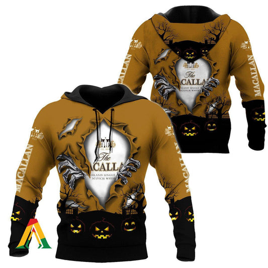 Scary Night Halloween The Macallan Hoodie &amp; Zip Hoodie Moonbestprint