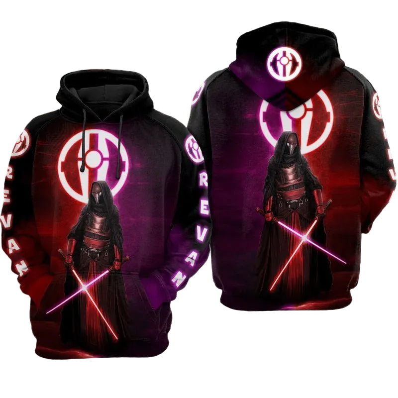 Darth Revan Star Wars Over Print 3d Hoodie Zip Hoodie 3 Moonbestprint