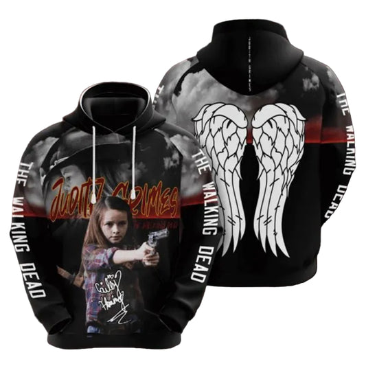 The Walking Dead Judith Grimes Cailey Fleming Design Gift For Fan Custom 3d Hoodie All Over Printed Hoodie Moonbestprint