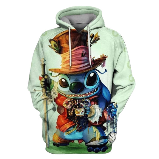 Lilo And Stitch Cute Lover 3d Hoodie Zip Hoodie 1193 Moonbestprint