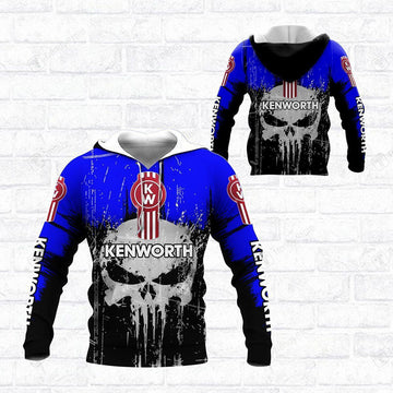 Skull Kenworth Trucks Racing Team 7k853 Fan Gift 3d Zip Hoodie Hoodie Ii0 Moonbestprint