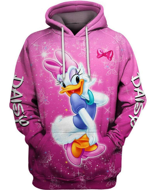 Daisy Duck 3d Hoodie Zipper Hoodie Moonbestprint