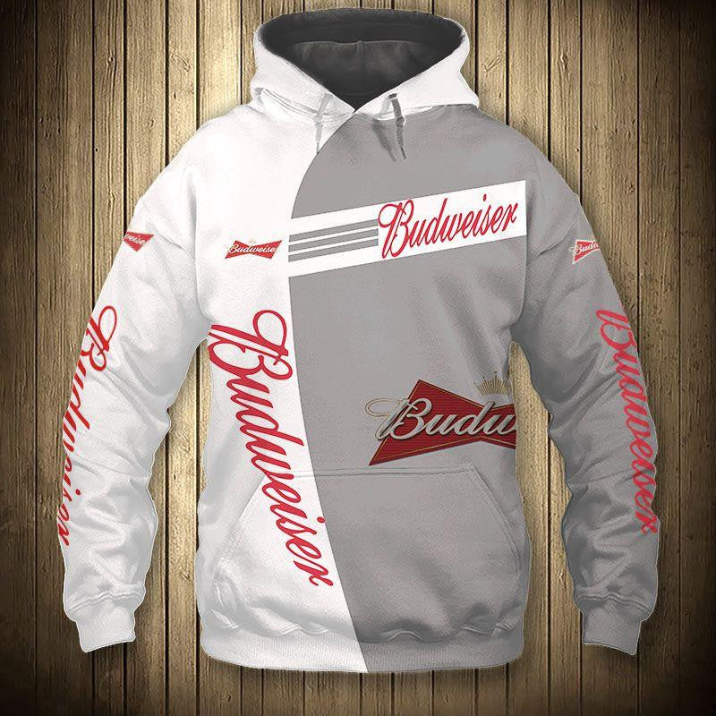Budweiser King Beer 5k414 Fan Gift Stylist Unisex Cartoon 3d Hoodie Zip Hoodie Moonbestprint