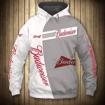 Budweiser King Beer 5k414 Fan Gift Stylist Unisex Cartoon 3d Hoodie Zip Hoodie Moonbestprint
