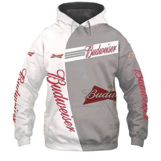 Budweiser King Beer 5k414 Fan Gift Stylist Unisex Cartoon 3d Hoodie Zip Hoodie Moonbestprint