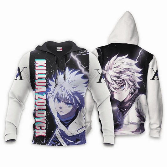 Killua Zoldyck Anime Manga Hunter X Hunter For Men And Women 3d Hoodie Zip Hoodie Moonbestprint