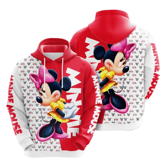 Minnie Mouse And Mickey Mouse Disney Design Gift For Fan Custom 3d Hoodie All Over Printed Hoodie Moonbestprint