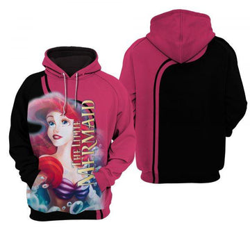 Ariel Princess The Little Mermaid Disney Cartoon 2k739 Lover Gift ,ariel Disney All Over Print 3d Hoodie Moonbestprint