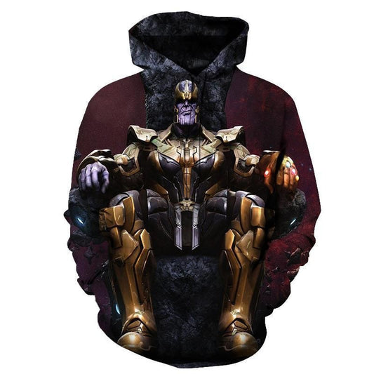 The Infinity Hoodie &amp; T-shirt - Thanos 3d Print Collection Moonbestprint