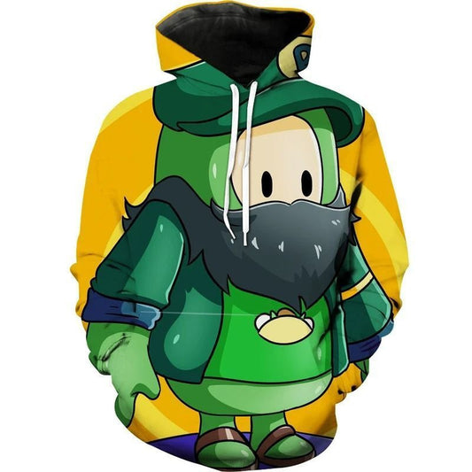 Fall Guys Crossover Over Print 3d Hoodie Zip Hoodie Moonbestprint