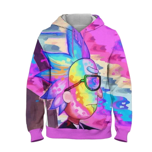 Cartoon Rick And Morty Gift For Men And Women Over Print 3d Hoodie Zip Hoodie 855 Moonbestprint