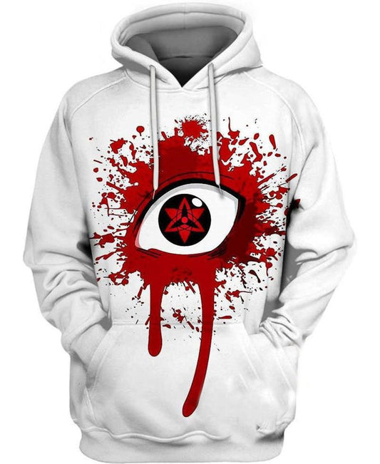 Mangekyou Sharingan Over Print 3d Hoodie Zip Hoodie Moonbestprint