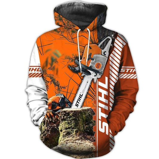 Chainsaw Stihl Full Over Printing 3d Hoodie 3 Moonbestprint