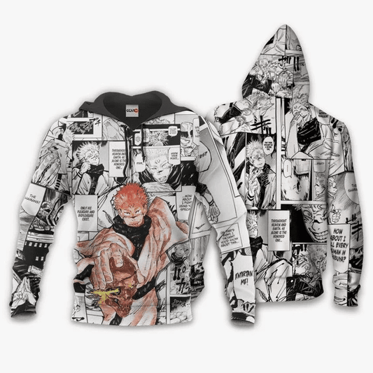 Ryomen Sukuna Anime Manga Jujutsu Kaisen For Men And Women 3d Hoodie Zip Hoodie Moonbestprint