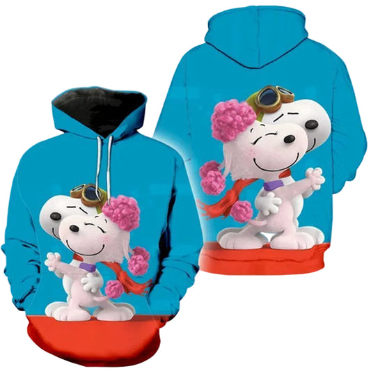 Disney Snoopy Funny Cute 3d Hoodie Zip Hoodie 1005 Moonbestprint