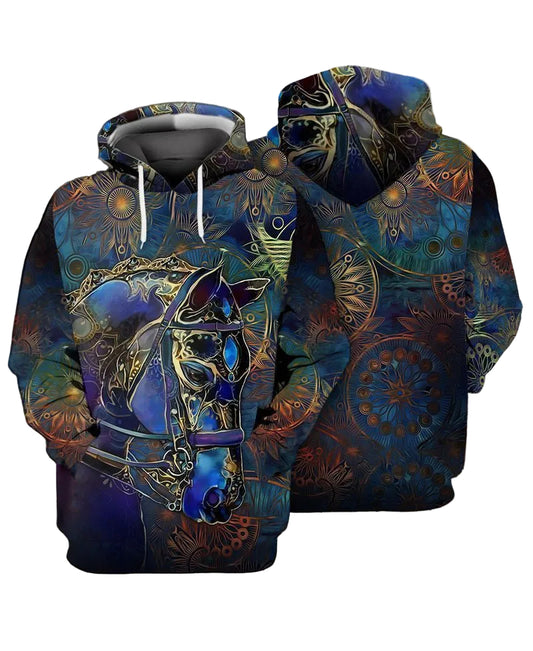 Horse Beautiful For Men And Women 3d Hoodie Zip Hoodie Moonbestprint