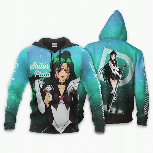 Sailor Pluto Setsuna Meioh Anime Manga Moon For Men And Women 3d T Shirt Sweatshirt Zip Hoodie Bomber 614 Moonbestprint