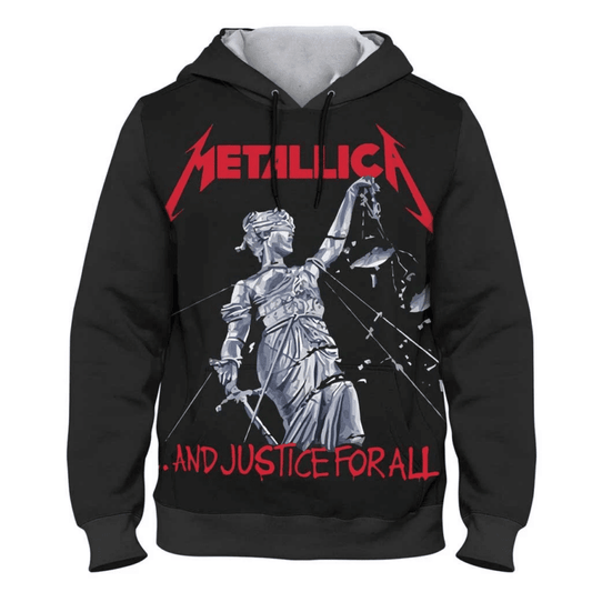 Metallica And Justice For All Unisex Hoodie Moonbestprint