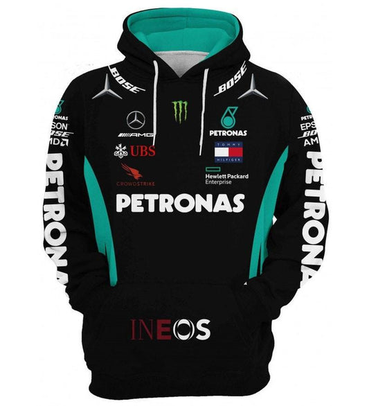 Mercedes Amg F1 Team All Over Print Hoodie 365 Moonbestprint